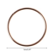 3.5-19cm 메탈 드림캐처 링 마크라메 공예 후프 골드 DIY 액세서리, [05] 5cm