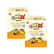 곡물그대로21 구워만든 곡물 그대로21 과자 단호박, 1kg, 2개
