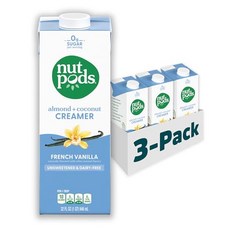 nutpods unsweetened French Vanill nutpods unsweetened French Vanilla Dairy-Free Coffee Creamer - 32o, 1개