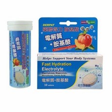 【藥聯生技】藥聯得力 胺基酸發泡錠 電解質補充 公司貨藥局直營, 1個, 10顆