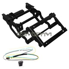 자동차 시트 개조 전동 발받침 조절기 조절 다리 받침대 푸시 로드 타입 받침 부품, 2. B, 기본