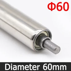 201 스테인리스 스틸 아연 도금 롤러 컨베이어 총 길이 100 직경 ~, 01 201 Stainless Steel, 02 Dia 60mm, 04 500mm(550mm)