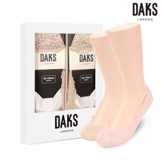 [백화점 정품] 25FW 닥스 닥스양말 여성 2족 선물세트 앞코보강 레이스덧신 23426