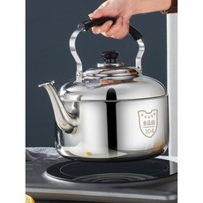 笛音壺 不鏽鋼水壺 304不銹鋼 4-12L 加厚鳴笛水壺 大容量燒水壺 熱水壺 明火 電磁爐 瓦斯爐通用, 1個, 加厚4L （適合2-3人）台灣現貨