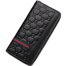 【奧特萊斯】名牌錢包男士手拿包真皮質感多卡位拉鏈長包 錢包男 男士皮夾 男士長夾 男士錢包