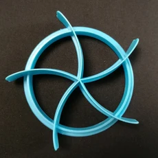 1PC 라운드 원형 빵 팬 모양의 과자 커터 반죽 쿠키 프레스 비스킷 주방 굽기 도구, 02 blue1