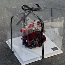 Floraflower 永生繡球花蛋糕-黑森林 (不可食用)〖生日禮物〗永生花 乾燥花 情人節禮物 母親節禮物 新品 熱