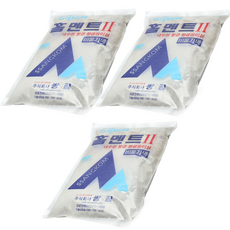 쌍곰 홈멘트 1 백색 소포장 내장줄눈 2kg, 3개