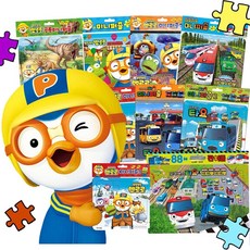 백화점 출고 뽀로로 타요 띠띠뽀 퍼즐 4.6.9.12.16.48.68.88조각 유아 판퍼즐, 05_타요 미니퍼즐 1
