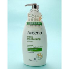Aveeno 艾惟諾 燕麥高效舒緩保濕乳 保濕乳液 身體乳 舒緩乾燥, 354ml, 1瓶