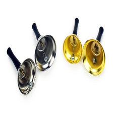 클래식 테이블 종 콜벨 핸드벨 주문벨 직원호출벨 학예회, 은색 - 65mm