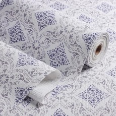 주방 캐비닛용 서랍 및 선반 라이너 비접착식 서랍 라이너 꽃무늬 캐비닛 라이너 강한 그립 미끄럼 방지 선반 라이너 방수 주방 선반 찬장 라이너 간편한 세척 40., Bohemia