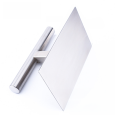 阿膠糕冷卻定型分條盤，雪花酥烘焙模具，家用商用糕點製作工具，5斤容量活動底板, 1個, 【加購】大號不鏽鋼壓板