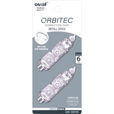 OVAL 수정테이프 리필 2개입 5mmX6M han895jq, 본상품, 상세페이지 참조, 1개