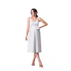 Seraphine 세라핀 AALIYAH 랩 임부복 수유 원피스 세이지 스트라이프