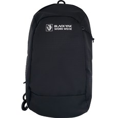 BlackYakWorkWear 多功能登山斜背包, 黑色