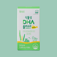 함소아 식물성 DHA 플러스D 오메가3 72g, 90정, 1개