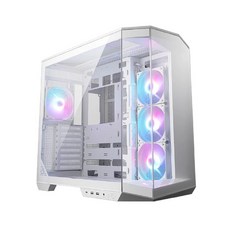 MSI 微星 MAG PANO 100R PZ WHITE 電腦機殼 主機外殼 電競桌機, 1個, 白, 白