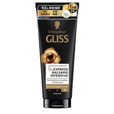 Schwarzkopf 施華蔻 Gliss 髮肌煥生1分鐘髮膜 200ml，珍珠角蛋白深層修護，顯著提升髮絲強韌, 1個, GLISS 髮肌煥生1分鐘髮膜200ml