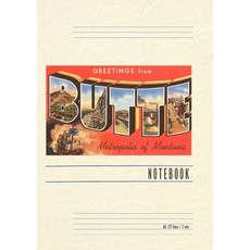 (영문도서) Vintage Lined Notebook Greetings from Butte Montana Paperback, Found Image Press, English, 9798385428427