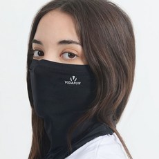 비다펀 쿨링 마스크 자외선차단 남여공용 목토시 버프, CM01기본형-블랙