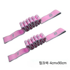 태권도 로프 발차기 탄성 스트레칭 용품 밴딩 발레 레드 8섹션 1. 빨간색 8부분 팩, 핑크 8개입, 1개