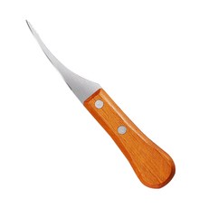 원목 새우칼 C타입, 브라운, 1개