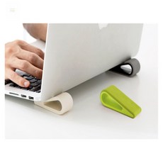 차곡담디자인 노트북 받침대 1p 노트북쿨링패드, 화이트