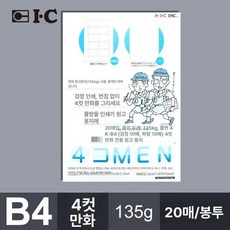 해피 스크린톤 샤인트레싱지 만화용 A4 스크린, 1L, B4 4칸 만화용지 135g