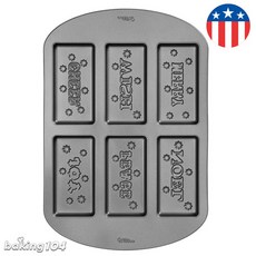 Wilton 惠爾通 聖誕節平安夜節日祝福不沾餅乾模 WT2105-0287, 1個