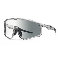 스포츠선글라스 편광 자외선 UV400 차단 방풍 남여공용 아웃도어 라이딩 고글, 그레이 변색 렌즈, 1개 그레이 변색 렌즈, 1개