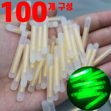 리얼세이지 케미라이트 막대찌, 100개