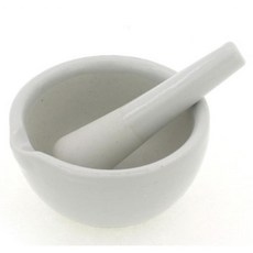 8센치 도자기 막대사발 분쇄도구 실험실 초등학습교구, 1개