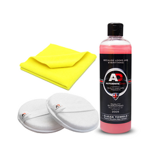 AD 코튼 어플리케이터 2팩 발수 워시 세차 폴리쉬 왁싱 광택 다용도타월, 2.AD 코튼 어플리케이터 2팩 세트