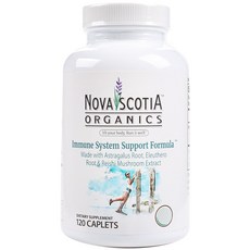 NOVA SCOTIA ORGANICS 黃耆靈芝保健食品, 120顆, 1罐