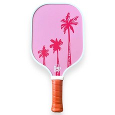 레일리 클럽 피클볼 라켓 | 탄소 섬유 폴리머 허니컴 복합 코어 가볍고 내구성 강한 독특한 디자인의 세련된 스타일 싱글 및 복식용, 알로하