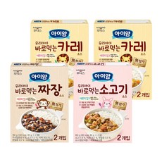 일동후디스 아이얌 바로먹는소스 4개 혼합, 160g, 1세트, 소고기1 + 카레2 + 짜장1