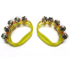 [이루몽] 미니탬버린 노랑 1쌍(2개입)