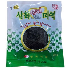 [삼화해조류] 자른미역 20g X 20개 청정해역 완도산 최상품, 20g(1개)