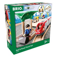 BRIO & 33 33209 (브리오) 레일 로드 트래블 세트 [전 개] [장난감 장난감 목제