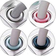 골든트리 실리콘 세탁기 배수구 호스캡 냄새차단 마개 배수구캡 틈새막이 구멍마개, 랜덤색상 1개