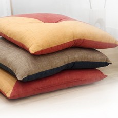사각 이쁜 예쁜 의자 쇼파 두툼한 대 방석 거실 교회 식당 1인 60X60