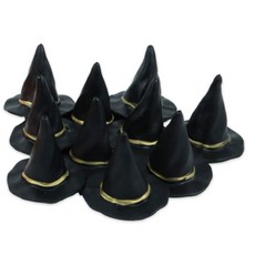 검은색 꼬깔 파츠 3.8cm 10개입 미니어처 소품 장식 블랙, 1세트