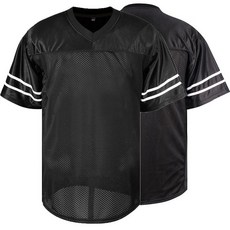 Phoneutrix 블랭크 풋볼 저지 스포츠 티셔츠 힙합 저지 파티용 블랙 sti 3XL