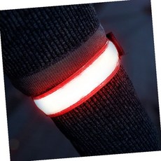 야간 라이딩 암밴드 LED 안전등 자전거 후미등 조깅 워킹 시인성 충전식 실리콘, 1개, 상세페이지 참조
