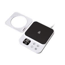 빠른 가열 38W 워머 패드 220V 고온 커피 머그 매트 사무실 가정용 A315 플레이트 자동 차단 기능, 영국, White