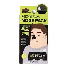 남성 코팩 화산송이 6매입, 3개, 6개입