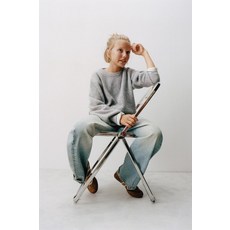 [국내배송] 자라 ZARA 진주 스티치 니트 스웨터 - 펄 그레이 937878