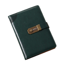 시크릿 잠금 성인 일기장 다이어리, 1개, 다크그린