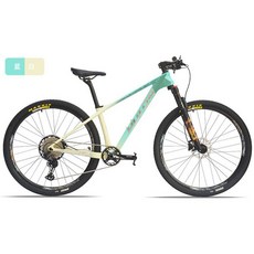 哈路達碳纖維終極戰士29寸12速碟刹內走線山地自行車, 白藍, 1個